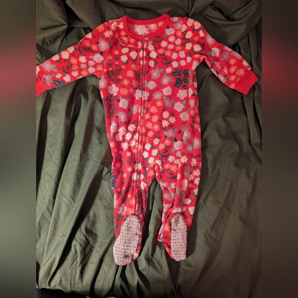 💎5 for $25💎Footies Onesie 12M Floral Print